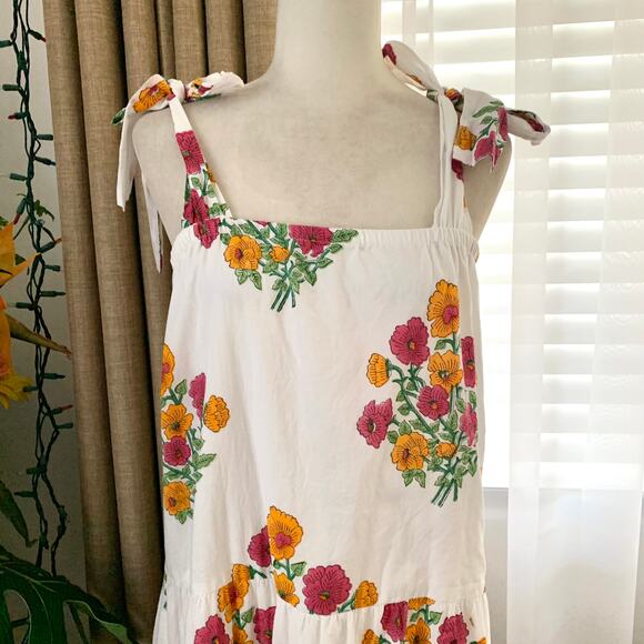 Victoria Dunn King Street Maxi Dress in Posies (NO belt tie) - Picture 5 of 9